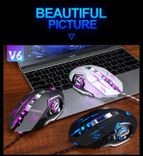 Load image into Gallery viewer, Pro Gamer Gaming Mouse 8D  Adjustable Wired Optical LED Computer Mice USB Cable - Strange Shopper