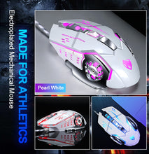 Load image into Gallery viewer, Pro Gamer Gaming Mouse 8D  Adjustable Wired Optical LED Computer Mice USB Cable - Strange Shopper