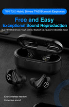 Load image into Gallery viewer, Bluetooth 5.0 Wireless Earphones Noise Reduction Earpiece Hybrid Drivers True Wireless Earbuds - Strange Shopper