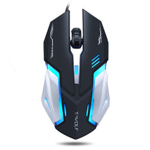 Load image into Gallery viewer, Pro Gamer Gaming Mouse 8D  Adjustable Wired Optical LED Computer Mice USB Cable - Strange Shopper