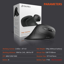 Load image into Gallery viewer, Magic Ergonomic Vertical Wireless Mouse Bluetooth - Strange Shopper