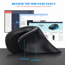 Load image into Gallery viewer, Magic Ergonomic Vertical Wireless Mouse Bluetooth - Strange Shopper