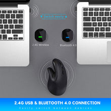 Load image into Gallery viewer, Magic Ergonomic Vertical Wireless Mouse Bluetooth - Strange Shopper