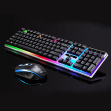 Load image into Gallery viewer, Gaming Keyboard USB Charging Light  &amp; Mouse Kit - Strange Shopper
