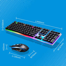 Load image into Gallery viewer, Gaming Keyboard USB Charging Light  &amp; Mouse Kit - Strange Shopper
