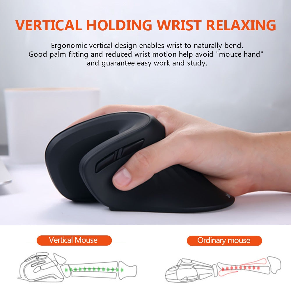 Magic Ergonomic Vertical Wireless Mouse Bluetooth - Strange Shopper