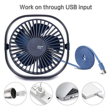 將圖片載入圖庫檢視器 3 Speed Mini USB Desktop Fan Personal Portable Cooling Fan with 360 Rotation Adjustable - Strange Shopper
