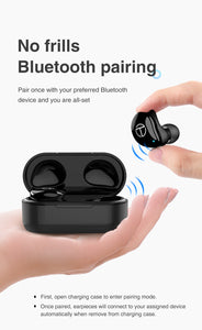 Bluetooth 5.0 Wireless Earphones Noise Reduction Earpiece Hybrid Drivers True Wireless Earbuds - Strange Shopper