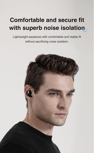 Bluetooth 5.0 Wireless Earphones Noise Reduction Earpiece Hybrid Drivers True Wireless Earbuds - Strange Shopper