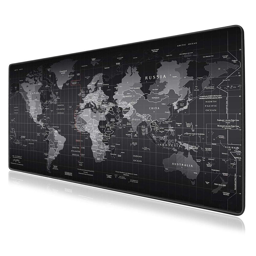 Large Gaming Mouse Pad Gamer World Map Mousepad - Strange Shopper
