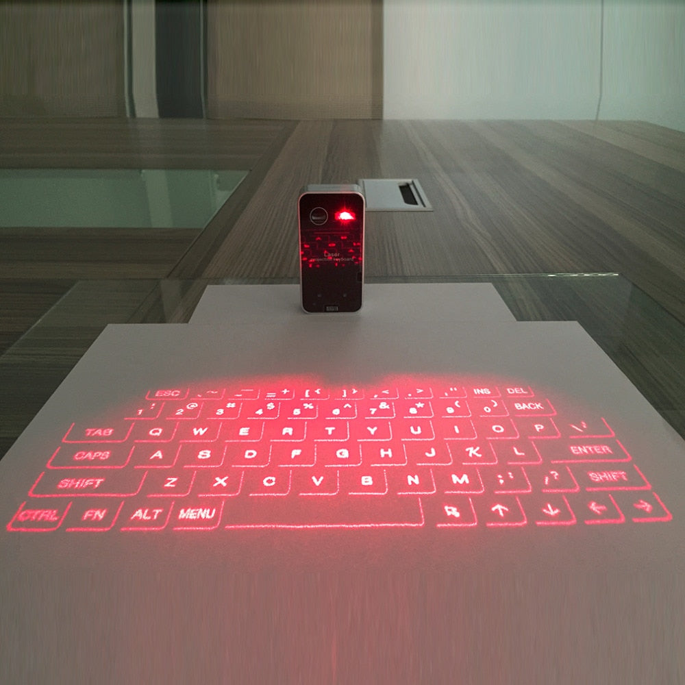 Bluetooth Laser keyboard Wireless Virtual Projection Portable keyboard - Strange Shopper