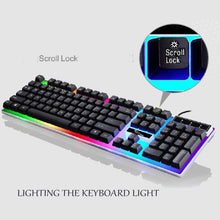 Load image into Gallery viewer, Gaming Keyboard USB Charging Light  &amp; Mouse Kit - Strange Shopper
